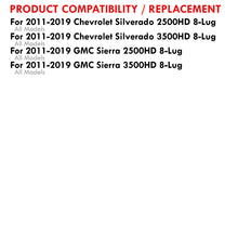 Load image into Gallery viewer, Chevrolet Silverado 2500HD 3500HD 8-Lug 2011-2019 / GMC Sierra 2500HD 3500HD 8-Lug 2011-2019 2-4" Lift Front Upper Tubular Control Arms Red