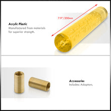 Load image into Gallery viewer, Universal M8 M10 M12 200MM Smooth Bubble Shift Knob Yellow