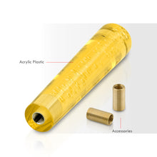 Load image into Gallery viewer, Universal M8 M10 M12 200MM Smooth Bubble Shift Knob Yellow