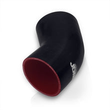 Load image into Gallery viewer, 2.25" 45 Degree Silicone Coupler Black