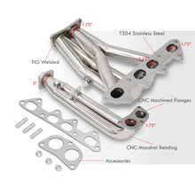 Load image into Gallery viewer, Honda Accord 2.2L I4 1994-1997 Stainless Steel Exhaust Header