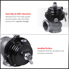 Load image into Gallery viewer, JDM Sport 35/38mm Compact Version Wastegate V-band Type Black