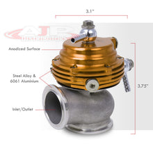 Load image into Gallery viewer, JDM Sport 35/38mm Compact Version Wastegate V-band Type Gold
