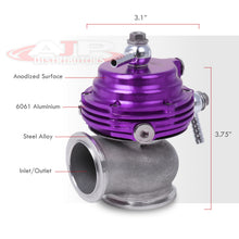 Load image into Gallery viewer, JDM Sport 35/38mm Compact Version Wastegate V-band Type Purple
