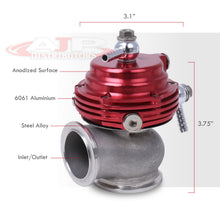 Load image into Gallery viewer, JDM Sport 35/38mm Compact Version Wastegate V-band Type Red