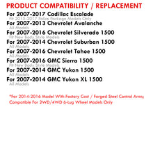 Load image into Gallery viewer, Chevrolet Silverado 1500 2007-2016 / GMC Sierra 1500 2007-2016 2-4" Lift Front Upper Tubular Control Arms Black (Models With Factory Forged Steel Arms Only)