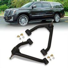 Load image into Gallery viewer, Chevrolet Silverado 1500 2014-2018 / GMC Sierra 1500 2014-2018 2-4" Lift Front Upper Tubular Control Arms Black (Models with Stamped Steel & Aluminum Arms Only)
