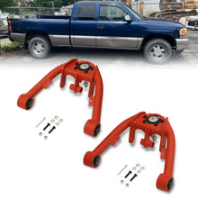 Load image into Gallery viewer, Chevrolet Silverado 1500 4WD 1999-2006 / GMC Sierra 1500 4WD 1999-2006 2-4" Lift Front Upper Tubular Control Arms Red (Dual Shock Mount)