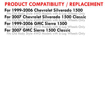 Load image into Gallery viewer, Chevrolet Silverado 1500 4WD 1999-2006 / GMC Sierra 1500 4WD 1999-2006 2-4" Lift Front Upper Tubular Control Arms Red (Dual Shock Mount)