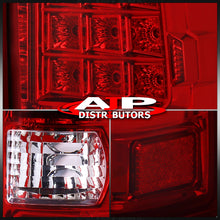 Load image into Gallery viewer, Chevrolet Silverado 1999-2006 / GMC Sierra 1999-2006 LED Tail Lights Chrome Housing Red Len