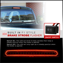 Load image into Gallery viewer, Dodge Dakota 1997-2007 Strobe LED 3rd Brake Light Chrome Housing Smoke Len
