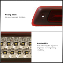 Load image into Gallery viewer, Ford F150 2009-2014 / Lincoln Mark LT 2010-2014 LED Bar 3rd Brake Light Chrome Housing Red Len (Excluding Raptor Models)
