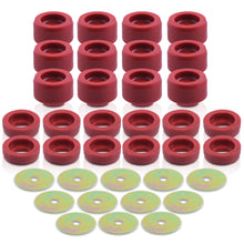 Load image into Gallery viewer, Cadillac Escalade 2WD 4WD 2002-2007 / Chevrolet Suburban Tahoe 2WD 2000-2007 / GMC Yukon 2WD 2000-2006 Body Mount &amp; Radiator Support Bushings Kit Red
