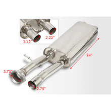 Load image into Gallery viewer, Cadillac Escalade 6.0L V8 2002-2006 Dual Tip Stainless Steel Catback Exhaust System (Excluding ESV &amp; EXT Models) (Piping: 2.5&quot; / 65mm | Tip: 4.5&quot;)
