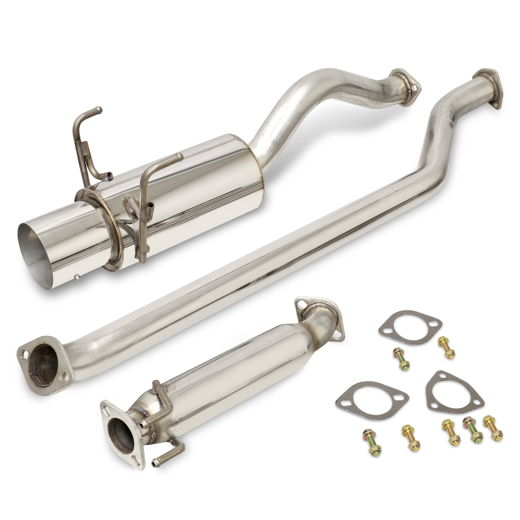 Honda Civic Si 2002-2005 N1 Style Stainless Steel Catback Exhaust System (Piping: 2.5