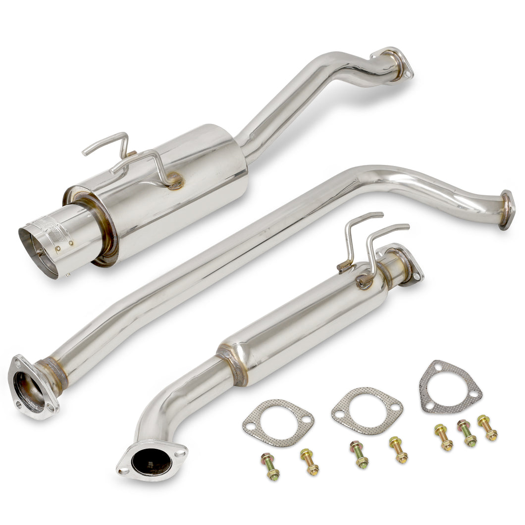 Honda Civic SI Coupe 2006-2011 N1 Style Stainless Steel Catback Exhaust System (Piping: 2.5