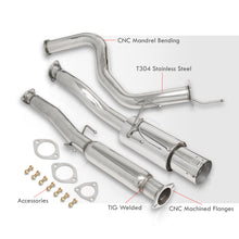 Load image into Gallery viewer, Honda Civic Coupe / Sedan 1992-2000 N1 Style Stainless Steel Catback Exhaust System (Piping: 2.5&quot; / 65mm to 3.0&quot; / 76mm | Tip: 4.5&quot;)
