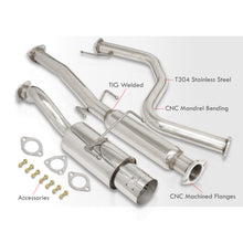 Load image into Gallery viewer, Honda Civic Hatchback 1996-2000 N1 Style Stainless Steel Catback Exhaust System (Piping: 2.5&quot; / 65mm | Tip: 4.5&quot;)
