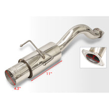 Load image into Gallery viewer, Honda Civic Hatchback 1996-2000 N1 Style Stainless Steel Catback Exhaust System (Piping: 2.5&quot; / 65mm to 3.0&quot; / 76mm | Tip: 4.5&quot;)
