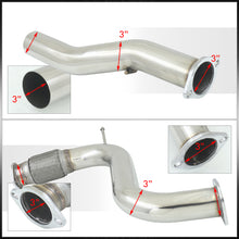 Load image into Gallery viewer, Honda Accord 2.2L I4 1994-1997 N1 Style Stainless Steel Catback Exhaust System (Piping: 2.5&quot; / 65mm to 3.0&quot; / 76mm | Tip: 4.5&quot;)
