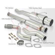 Load image into Gallery viewer, Honda Accord 2.2L I4 1994-1997 N1 Style Stainless Steel Catback Exhaust System (Piping: 2.5&quot; / 65mm to 3.0&quot; / 76mm | Tip: 4.5&quot;)
