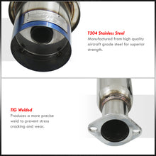 Load image into Gallery viewer, Honda Accord 2.2L I4 1994-1997 N1 Style Stainless Steel Catback Exhaust System Burnt Tip (Piping: 2.5&quot; / 65mm | Tip: 4.5&quot;)
