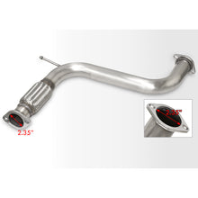 Load image into Gallery viewer, Honda Accord 2.2L I4 1994-1997 N1 Style Stainless Steel Catback Exhaust System Burnt Tip (Piping: 2.5&quot; / 65mm | Tip: 4.5&quot;)
