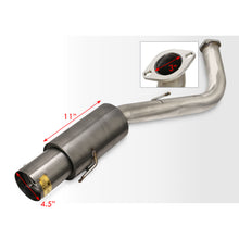 Load image into Gallery viewer, Mitsubishi Eclipse GST Turbo 1995-1999 N1 Style Stainless Steel Catback Exhaust System Gunmetal (Piping: 2.5&quot; / 65mm to 3.0&quot; / 76mm | Tip: 4.5&quot;)
