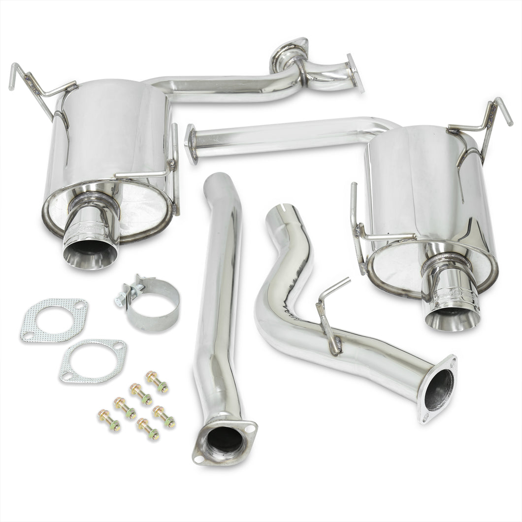 Subaru Impreza WRX Sedan 2008-2014 Stainless Steel Catback Exhaust System (Piping: 2.5