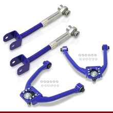 Load image into Gallery viewer, Nissan 350Z 2003-2009 / Infiniti G35 2003-2007 Front Upper &amp; Rear Control Arms Camber Kit Blue
