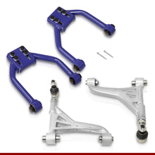 Load image into Gallery viewer, Lexus IS300 2001-2005 Front Upper &amp; Rear Upper Tubular Control Arms Camber Kit Blue
