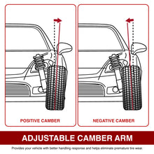 Load image into Gallery viewer, Lexus IS300 2001-2005 Front Upper &amp; Rear Upper Tubular Control Arms Camber Kit Blue
