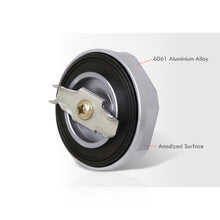 Load image into Gallery viewer, Mitsubishi Aluminum Round Circle Hole Style Oil Cap Gunmetal
