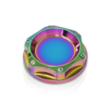 Load image into Gallery viewer, Mitsubishi Aluminum Round Circle Hole Style Oil Cap Neo Chrome
