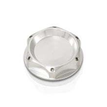 Load image into Gallery viewer, Mitsubishi Aluminum Round Circle Hole Style Oil Cap Silver
