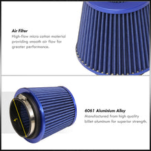 Load image into Gallery viewer, Universal 3.875" Air Filter Blue Top / Blue Body / Blue Bottom
