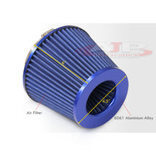 Load image into Gallery viewer, Universal 3.875" Air Filter Blue Top / Blue Body / Blue Bottom
