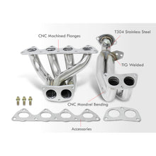 Load image into Gallery viewer, Acura Integra RS LS GS 1994-2001 4-2-1 Stainless Steel Exhaust Header (2-Piece)
