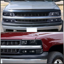 Load image into Gallery viewer, Chevrolet Silverado 1999-2002 / Suburban Tahoe 2000-2006 Factory Style Headlights + Bumpers Black Housing Clear Len Clear Reflector
