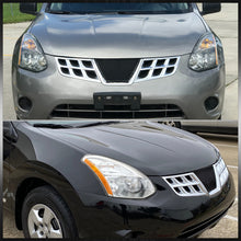 Load image into Gallery viewer, Nissan Rogue 2008-2013 Factory Style Headlights Chrome Housing Clear Len Amber Reflector (Halogen Models Only)
