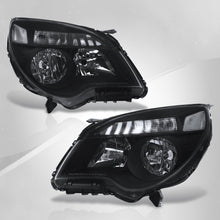 Load image into Gallery viewer, 2010-2015 Chevrolet Equinox Halogen Conbination Headlamp W/o Projector Bean Black Housing Clear Lens Reflector
