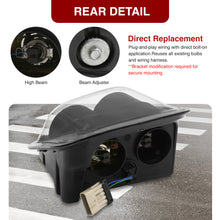 Load image into Gallery viewer, Chevrolet Corvette C5 1997-2004 Dual Projector Headlights Black Housing Clear Lens Clear Reflector
