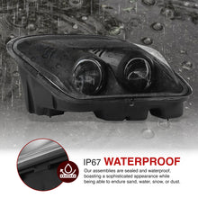 Load image into Gallery viewer, Chevrolet Corvette C5 1997-2004 Dual Projector Headlights Black Housing Clear Lens Clear Reflector
