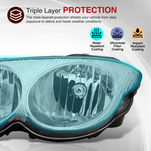 Load image into Gallery viewer, CHRYSLER 300M 99-04 Head Lamp Assembly Base w/o Leveling Chrome Housing Clear Lens Reflector
