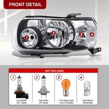 Load image into Gallery viewer, Ford Escape 2005-2007 Headlight Chrome Housing Clear Lens Reflector
