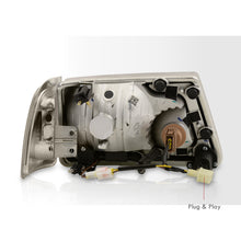 Load image into Gallery viewer, Ford Ranger 2001-2011 LED DRL Bar Factory Style Headlights + Corners Chrome Housing Clear Len Clear Reflector
