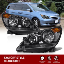 Load image into Gallery viewer, HONDA Odyssey 2005-2007 Headlight Black Housing Clear Lens Reflector
