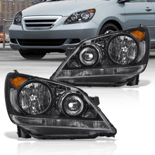 Load image into Gallery viewer, HONDA Odyssey 2005-2007 Headlight Black Housing Clear Lens Reflector
