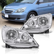 Load image into Gallery viewer, HONDA Odyssey 2005-2007 Headlight Chrome Housing Clear Lens Reflector
