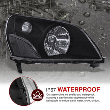 Load image into Gallery viewer, HONDA Pilot 2003-2005 Headlight Black Housing Clear Lens Reflector
